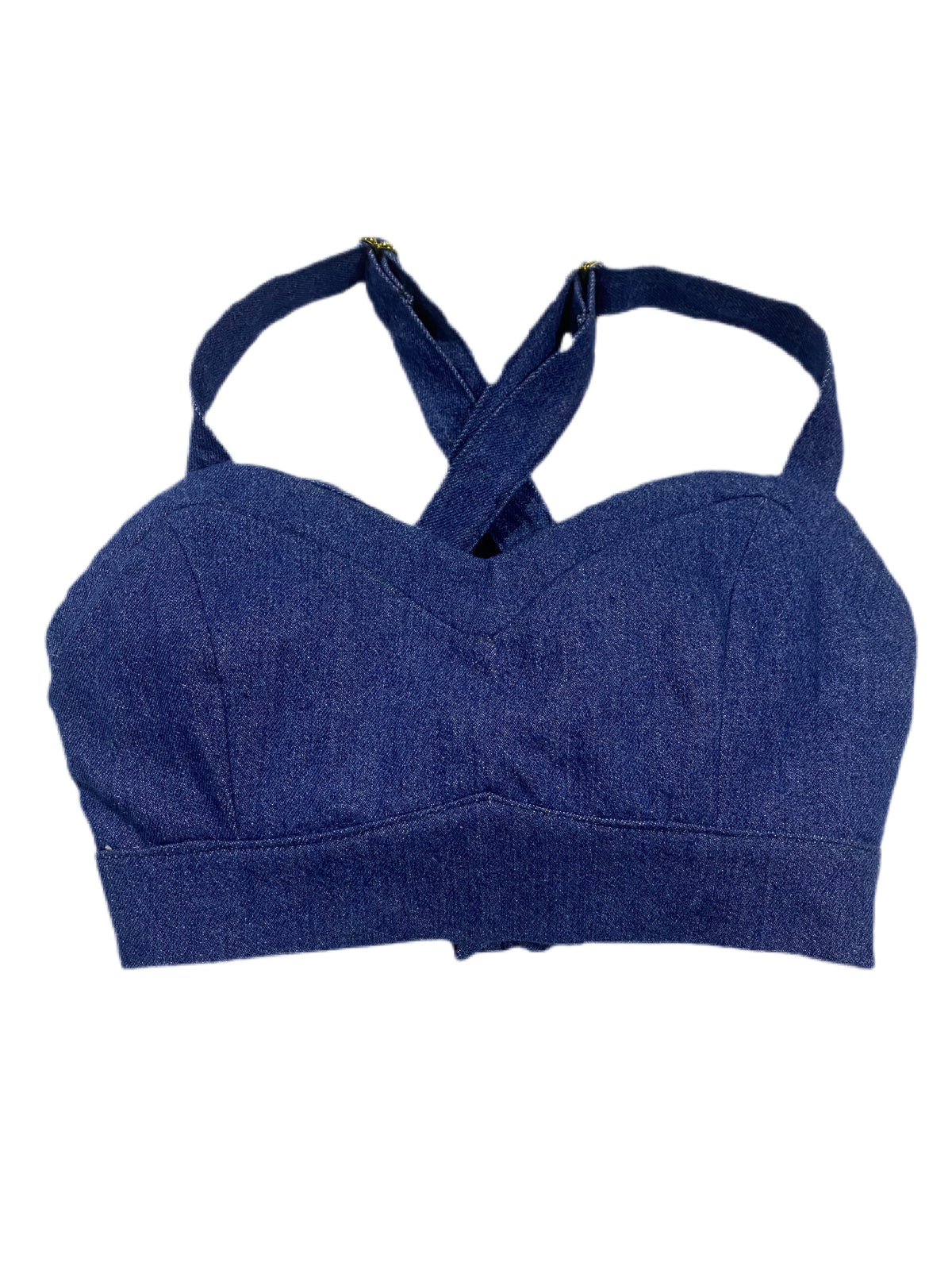 Denim Sport Cross Back Top